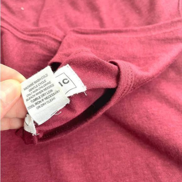 𝅺For The Republic Fancy Graphic‎ Beaded Tank | Burgundy Size S - Picture 5 of 8